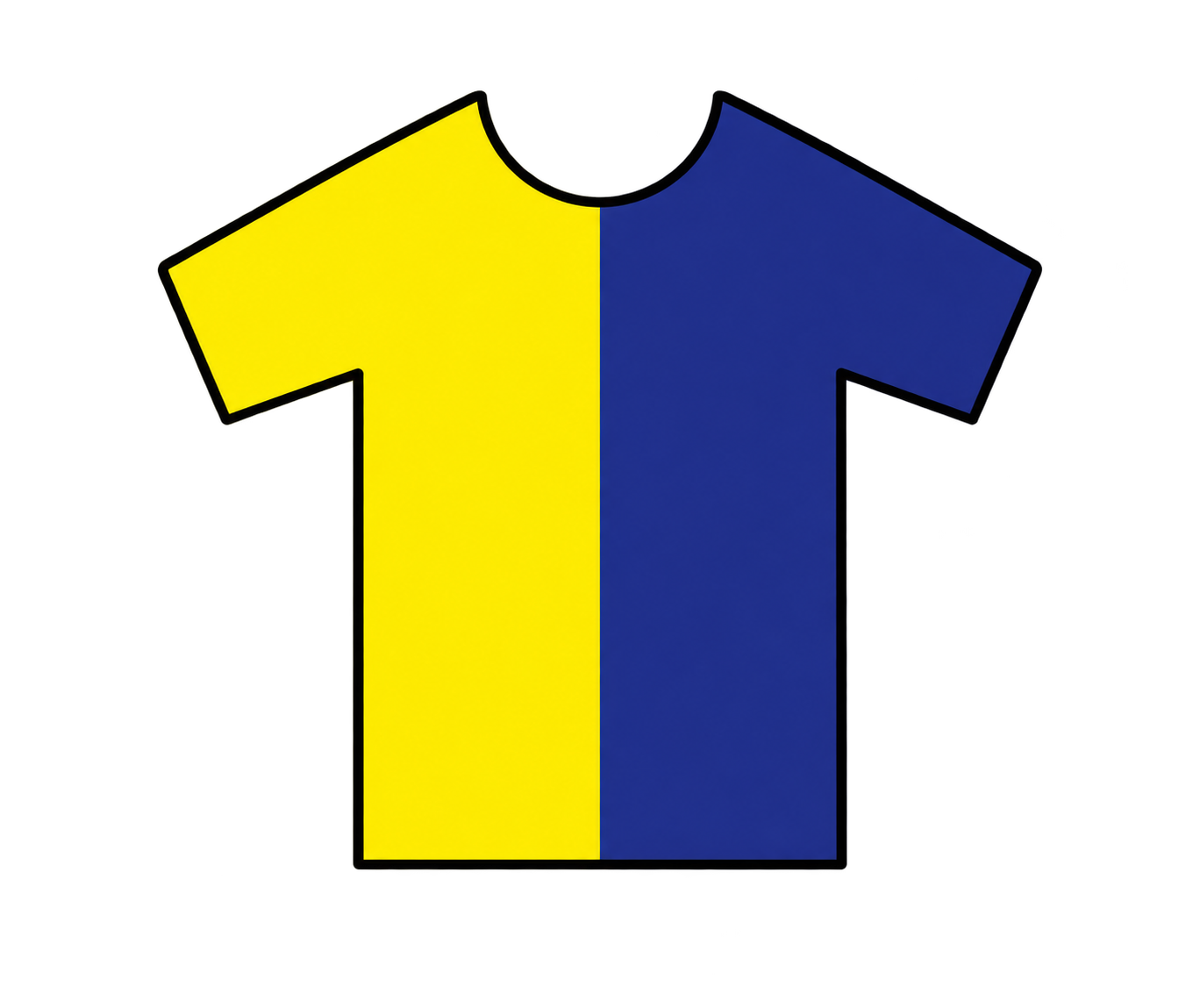 Maglia blu-gialla OSGB Giussano